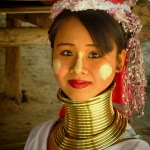 Full Day Long Neck Karen + Elephant Waterfall Walk + Rafting + White Castle + Treehouse 