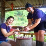 Full Day Elephant Care Large Waterfall Walk in Blue Tao, Lunch In Treehouse Above Waterfall