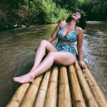 Full Day Sticky Waterfall and Elephant Tour Waterfall Walk + Rafting + Lunch in Treehouse 