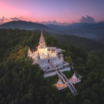 Full Day Long Neck Karen + Elephant Waterfall Walk + Rafting + White Castle + Treehouse 