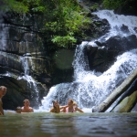 All Day Elephant Forest Expedition, Go Large Waterfall Walk With Elephants in Blue Tao 